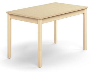 AJ Produkty Stůl DECIBEL, 1200x700x720 mm, HPL deska tlumící hluk, bříza