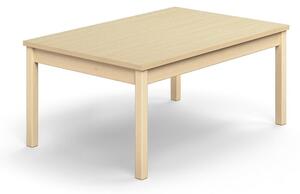 AJ Produkty Stůl DECIBEL, 1200x800x530 mm, akustická HPL deska, bříza