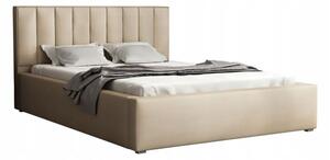 Manželská postel s úložným prostorem a roštem 200x200 TARNEWITZ 2 - černá