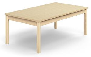 AJ Produkty Stůl DECIBEL, 1400x800x530 mm, akustická HPL deska, bříza