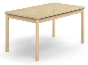 AJ Produkty Stůl DECIBEL, 1400x800x720 mm, akustické linoleum, bříza/béžová