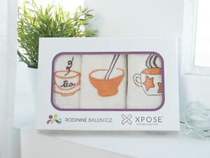 XPOSE® Kuchyňské utěrky TEA - dárkové balení 3 ks 40x60 cm