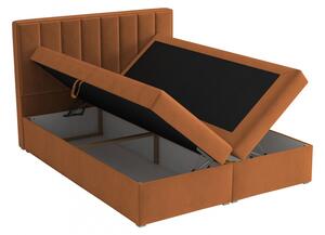Kontinentální manželská postel 180x200 TARNEWITZ 1 - růžová + topper ZDARMA