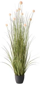 Umělá rostlina POMPOM GRASS 120 cm Zelená