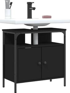 VidaXL Koupelnová skříňka pod umyvadlo 60x30x60 cm kompozit [842436] Barva: Černá