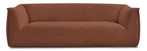 Oranžová manšestrová pohovka 242 cm Giorgia – Bobochic Paris