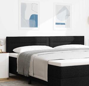 VidaXL Čelo postele 200 cm textil [42007038] Barva: Černý