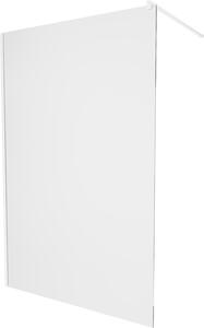 MEXEN - Kioto zástěna sprchová 120 x 200 cm, transparentní 8 mm, bílá - 800-120-101-20-00
