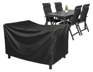 Doppler Ochranný obal na stůl 180 x 100 cm + 4 křesla polohovací, stohovací