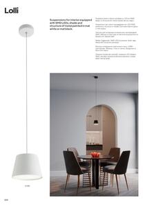 Redo 01-1495 - LED Lustr na lanku LOLLI LED/6W/230V pr. 14 cm bílá