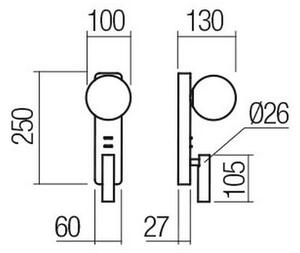 Redo 01-2991 - LED Nástěnné svítidlo OASIS LED/3W/230V+1xG9/10W USB CRI 90 bílá