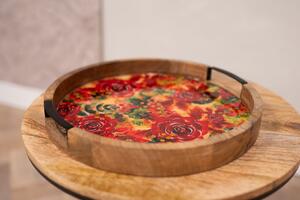 Ter Steege Podnos Rose rouge D35 H4