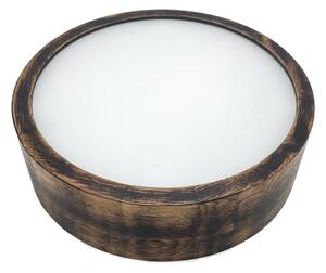 Brilagi - LED Stropní svítidlo CARVALHO SMOKEY LED/20W/230V dub pr. 27,5 cm