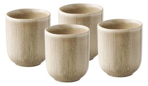 Béžové kameninové šálky v sadě 4 ks 360 ml Viola – House Nordic
