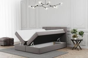 Boxpringová postel ALEXIA - 180x200, černá