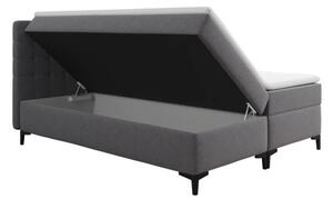 Americká postel s úložným prostorem DAJANA - 200x200, tmavě šedá