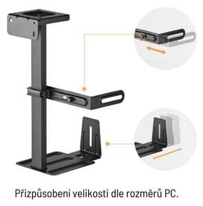 Držák na PC Brateck CPB-25, černá