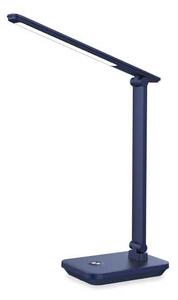 Stolní lampa Platinet 5 W, silná baterie + USB, modrá