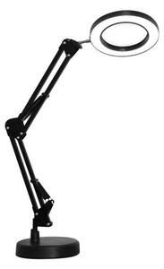 Stolní lampa Platinet Magnify 10 W, lupa, černá