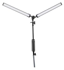 Stolní lampa Platinet Flexy 20 W, 2 ramena + klip, černá