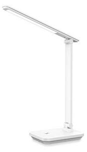 Stolní lampa Platinet 5 W, silná baterie + USB, bílá