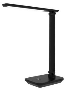 Stolní lampa Platinet 5 W, silná baterie + USB, černá