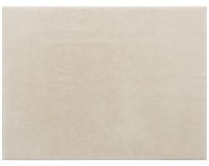 HOMCOM plyšový pratelný koberec, 160 × 230 cm, krémový | Aosom