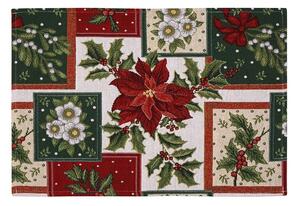 Bo-Ma Trading Gobelínové prostírání Poinsettie 32 x 48 cm