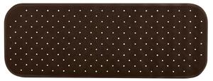Spirella Protiskluzová podložka do vany CLASS Premium, hnědá, 36 x 97 cm