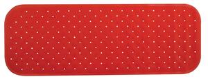 Spirella Protiskluzová podložka do vany CLASS Premium, červená, 36 x 97 cm