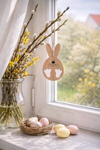 Závěsný zajíček hnědý 12cm 4000113