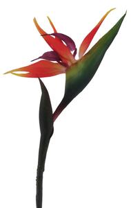 Umělá květina Strelitzia na stonku 83cm, set 6ks
