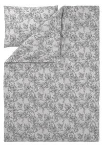 Livarno® Ložní povlečení Renforcé, 140 x 200 cm , 70 x 90 cm (šedá/bílá) (100394657004)