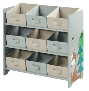 Livarno® Regál do dětského pokoje, 65 x 30 x 61,5 cm (liška) (100393825001)