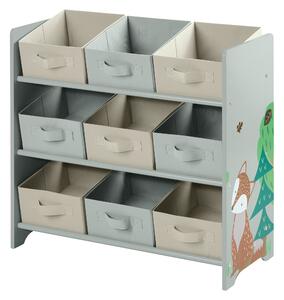 Livarno® Regál do dětského pokoje, 65 x 30 x 61,5 cm (liška) (100393825001)