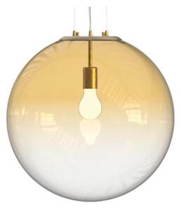 Ideal Lux - Lustr na lanku MAPA 1xE27/42W/230V pr. 50 cm zlatá/kouřová
