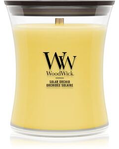 Woodwick Solar Orchid vonná svíčka s dřevěným knotem 275 g