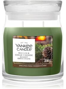 Yankee Candle Balsam & Cedar Fireside vonná svíčka 368 g
