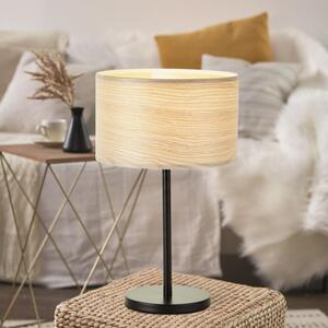 Brilliant 93139/76 Stolní lampa ROMM dřevěné svítidlo