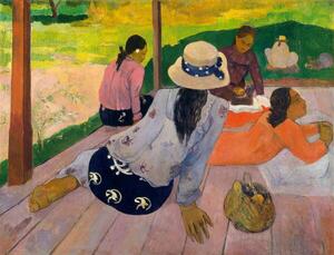 Obrazová reprodukce La Sieste -, Gauguin, Paul