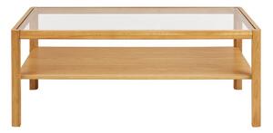 Konferenční stolek se skleněnou deskou v přírodní barvě 60x110 cm Lourmarin – House Nordic