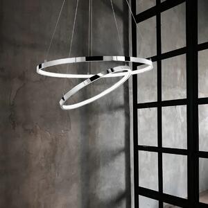 LED lustr Aria 85W 60 chrome stmívatelné