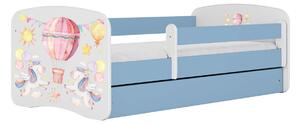 Kocot kids Dětská postel Babydreams balón modrá, varianta 70x140, bez šuplíků, bez matrace