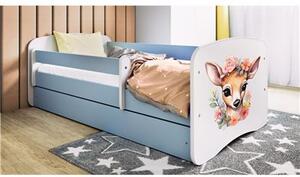 Kocot kids Dětská postel Babydreams Bambi modrá, varianta 70x140, bez šuplíků, bez matrace