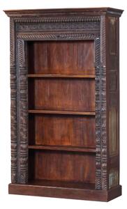 Velká knihovna ze starého portálu, ruční řezby, 154x59x227cm (0B)