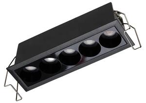 Minimalistické podhledové svítidlo do sádrokartonu Tetris 14 10W CCT černá