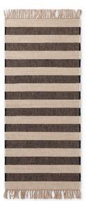 Černý/krémový oboustranný/ručně tkaný jutový běhoun 80x200 cm Playa – Hanse Home
