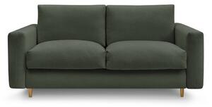 Zelená pohovka na každodenní spaní/rozkládací 220 cm Cocoone – Bobochic Paris