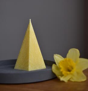 Supeko svíčka jehlánek 12 cm žlutý