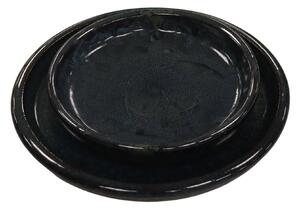 Podmiska pod květináč - Safírová 20 cm